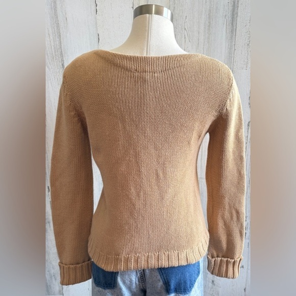 J.Crew 100% Cotton Ribbed Sweater - Size XS - Beige Knit
Classic basic - Picture 4 of 5